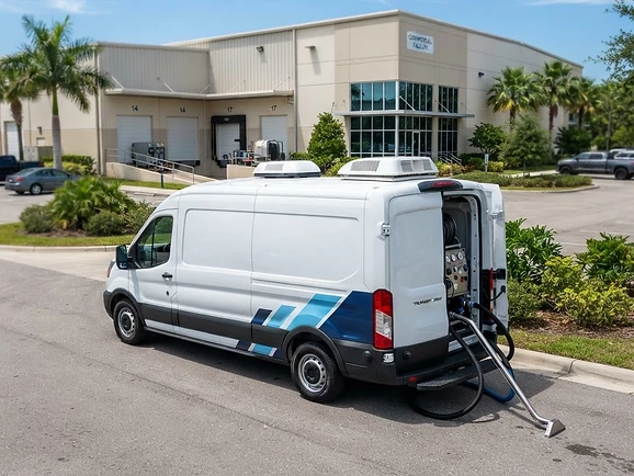Commercial Carpet Extraction Van